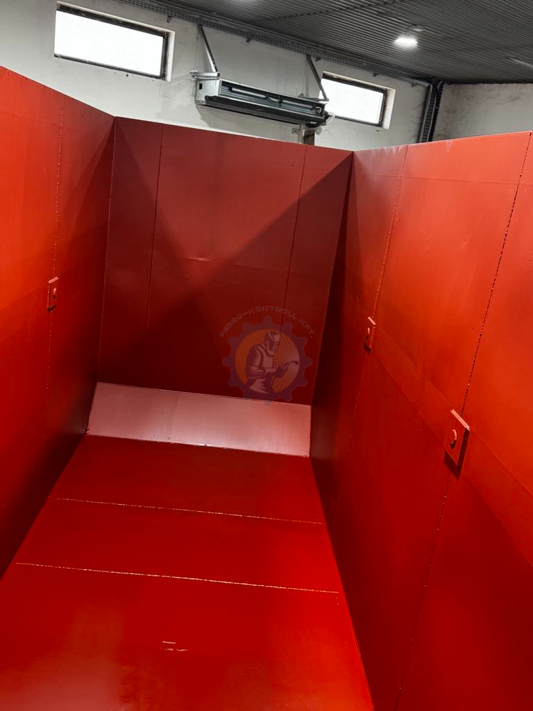 Acélkonténer gyártás egyedi méret